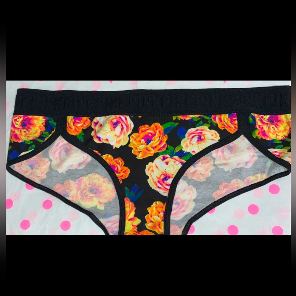 Victoria’s Secret Pink panties VS PINK logo hipster panty PINK cotton panties